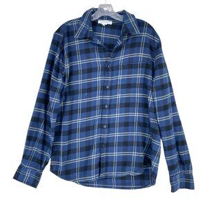 Frame Shirt Flannel Button Classic‎ 100% Cotton Plaid Casual